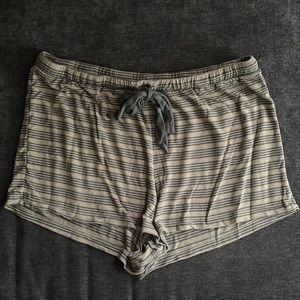 Adore Me striped pajama shorts